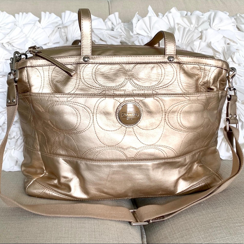 Authentic Coach tote, diaper bag, work bag